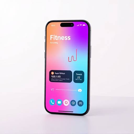 Mobile app design for a fitness company