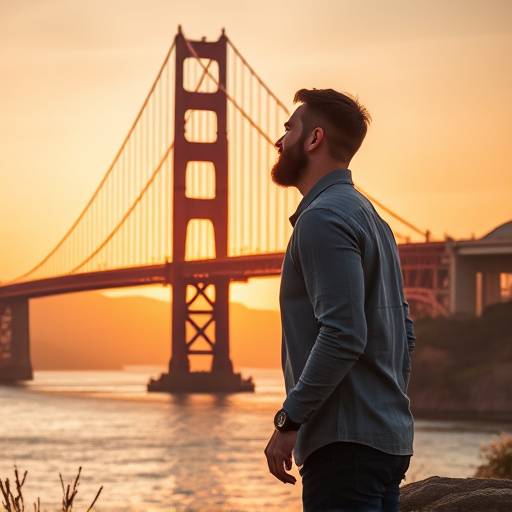Wedding photography example: a couple kissing under the Golden Gate Bridge